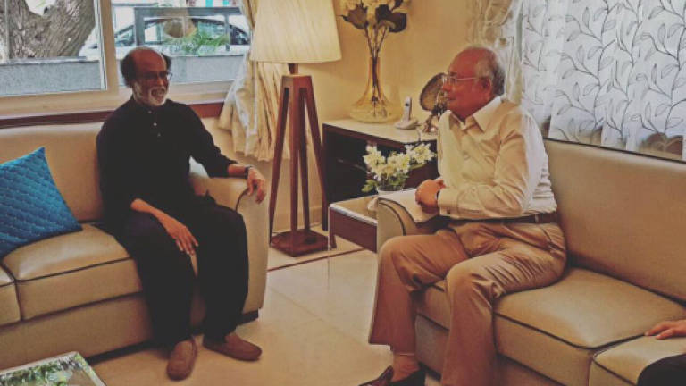 PM Najib meets Rajinikanth