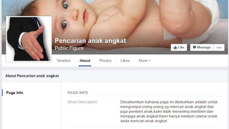 Babies for sale on Facebook
