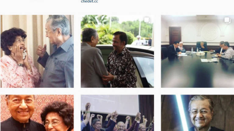 Dr Mahathir's Instagram account hits one million followers