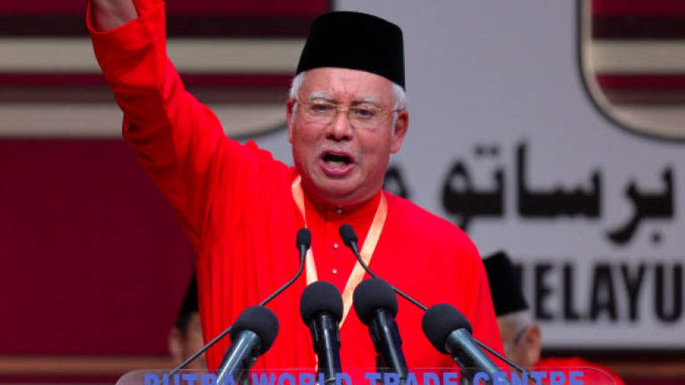 Najib sets party mood for GE14
