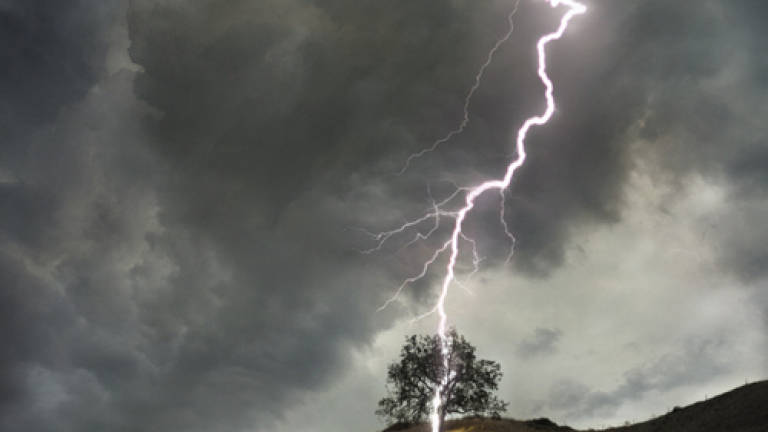 Near miss for seven climbers in lightning incident