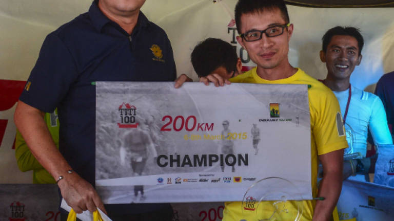 Testing the limits, 200km marathon sees winner
