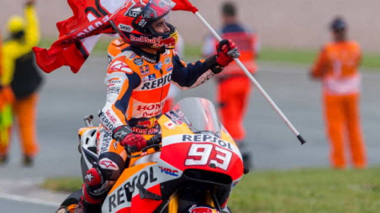 Marquez pulls clear after powering to win