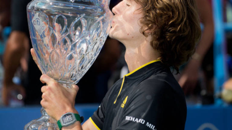 Sizzling Zverev takes fourth title of the year