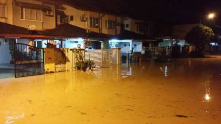 Downpour and clogged drainage system cause flash floods in Selangor