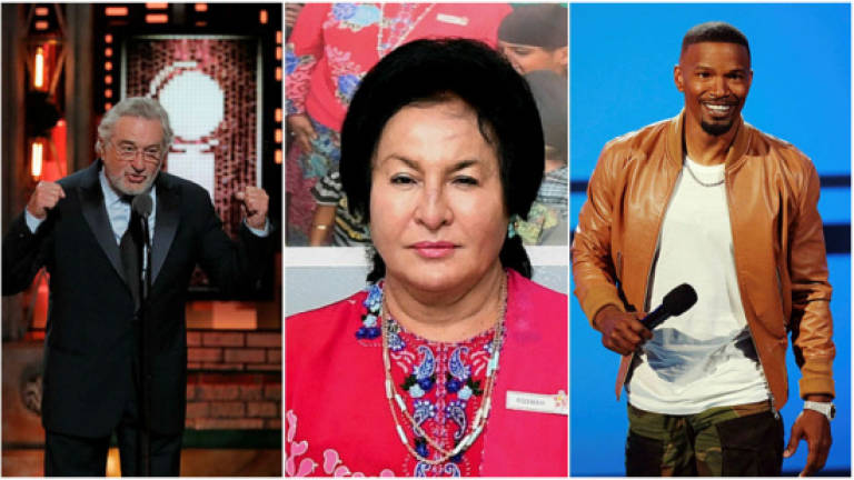 De Niro and Foxx at star-studded party for Rosmah?