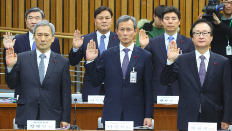 Scandal hearings put S. Korea tycoons in hot seat