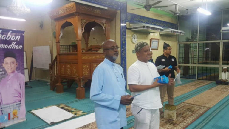 Sivarasa denies speech at mosque was political