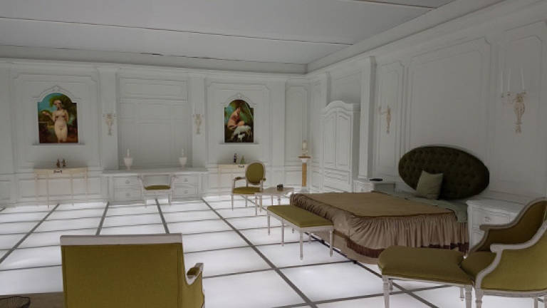 Replica of bedroom in 2001: a Space Odyssey on display in Washington