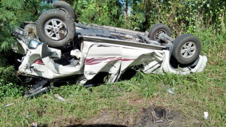 Two killed in motorcycle and 4WD collision
