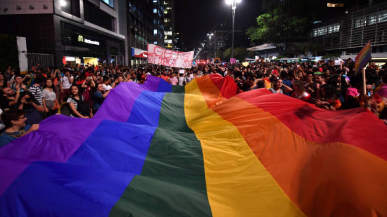 Brazilians demonstrate for gay rights after 'cure' controversy