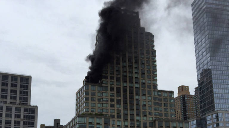 Fire at Trump Tower in New York seriously injures one