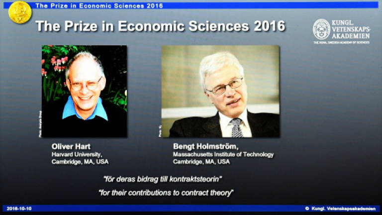Contract theory earns pair Nobel Economics Prize