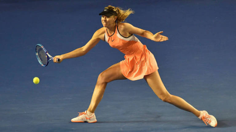 Sharapova gets red-hot Garcia in tough Tianjin opener