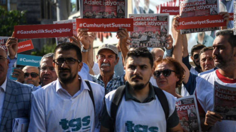 'Symbolic' trial of Turkey opposition daily staff to resume