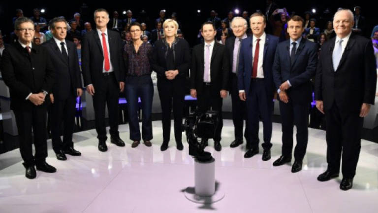 Macron targets Le Pen over economy in French presidential debate