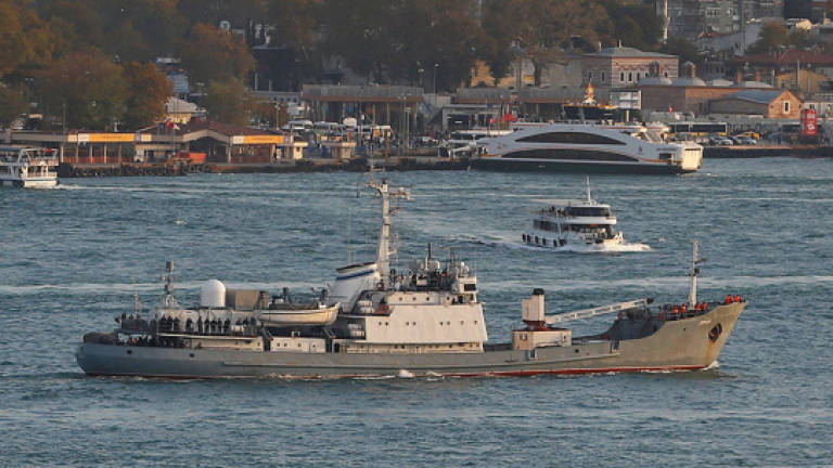 Russian spy ship sinks off Turkey after collision (Updated)