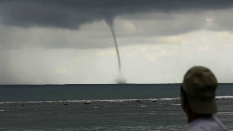 Harmless waterspout causes panic in Labuan