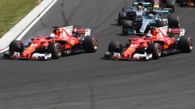 Vettel wins Hungarian GP in Ferrari one-two