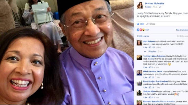 Well-wishers pour in with messages for Tun M as he celebrates 91st birthday