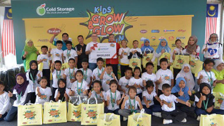 Cold storage Malaysia's first kids run draws 1,000 children to starting line