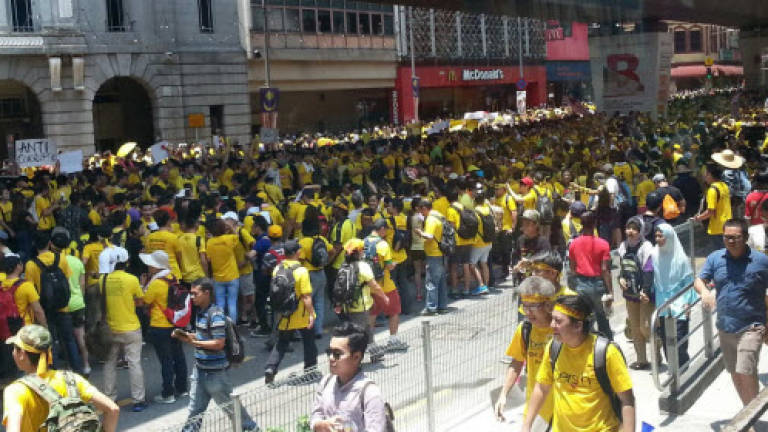 Bersih 4: Low turnout at Masjid Negara