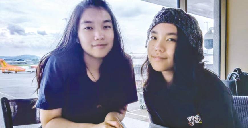 Twins Cait (left) and Sam Tan are two artists to watch out for. – Courtesy of Cat &amp; Sam Tan