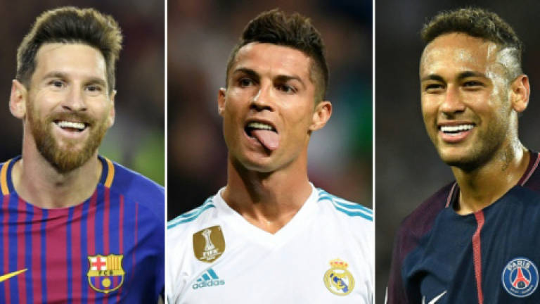 Ronaldo, Messi lead Ballon d'Or nominees