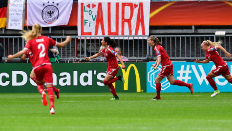 Denmark stun Germany in women's Euro quarters