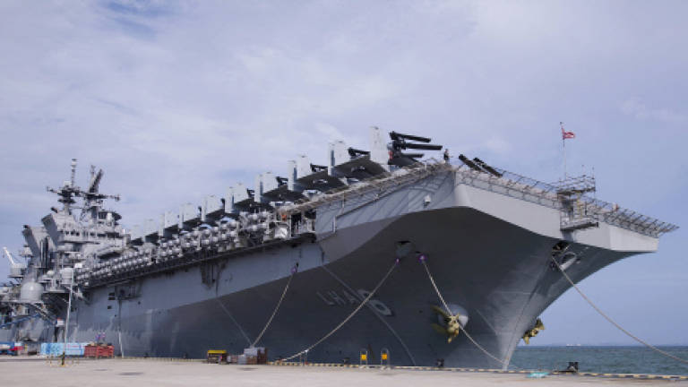 USS America calls at Sepanggar base