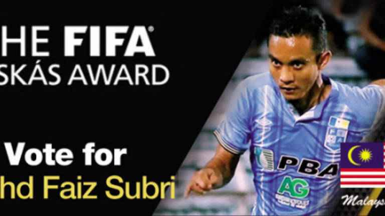 Faiz among top three shortlisted for Puskas