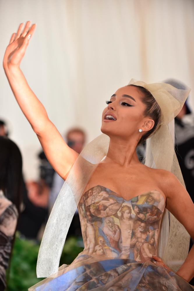 Singer Ariana Grande arrives at the 2018 Met Gala – Hector Retamal/AFP