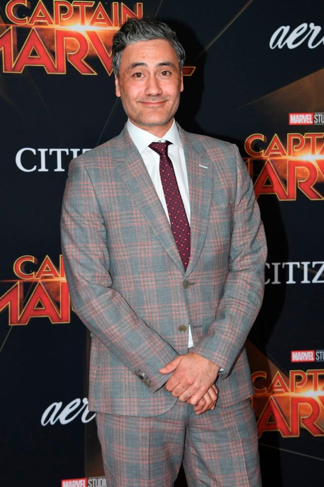 Taika Waititi plays Adolf Hitler in his upcoming movie, Jojo Rabbit. © Robyn Beck / AFP