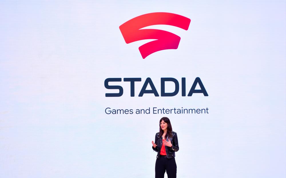 Head of Stadia Games and Entertainment Jade Raymond speaks on-stage during the annual Game Developers Conference at Moscone Center in San Francisco, California. — AFP Relaxnews