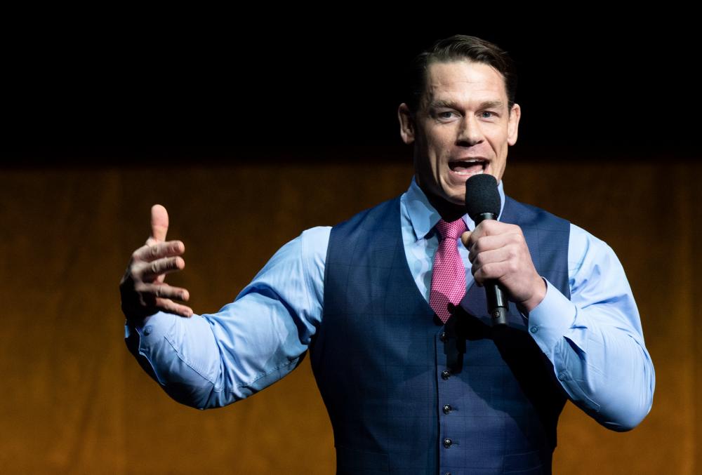 John Cena at Paramount’s CinemaCon presentation on April 4, 2019, in Las Vegas, USA. © Valerie Macon / AFP
