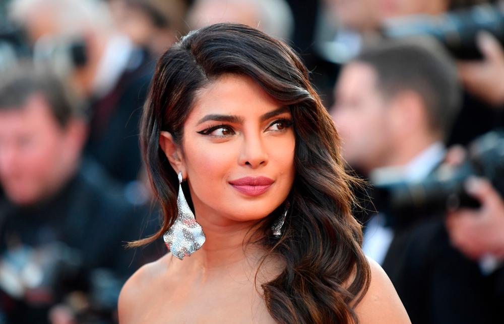 Indian actress and model Priyanka Chopra Jonas. © Alberto PIZZOLI / AFP