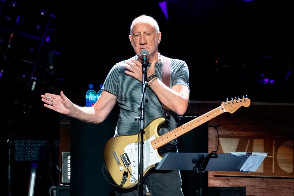 Pete Townshend of British rock band The Who performs at the Toyota Center on September 25, 2019 in Houston, Texas. © SUZANNE CORDEIRO / AFP