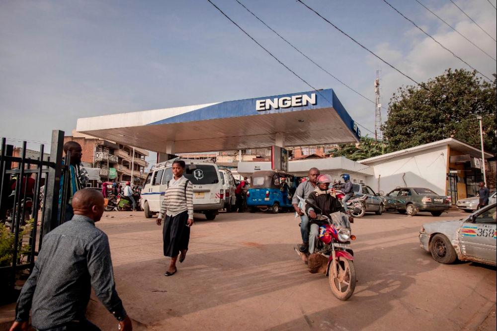 A motorcyclist leaves a petrol station in Bukavu, Democratic Republic of Congo, after fuelling up. Environmental activists in the country say they faced threats due to their opposition to last month’s auction of 30 oil and gas blocks. – AFPPIX
