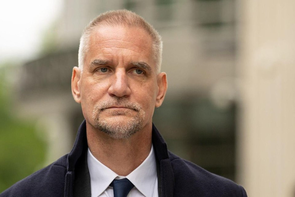 Former Goldman Sachs banker Tim Leissner leaving the court hearing in New York on May 29. - BLOOMBERGpix