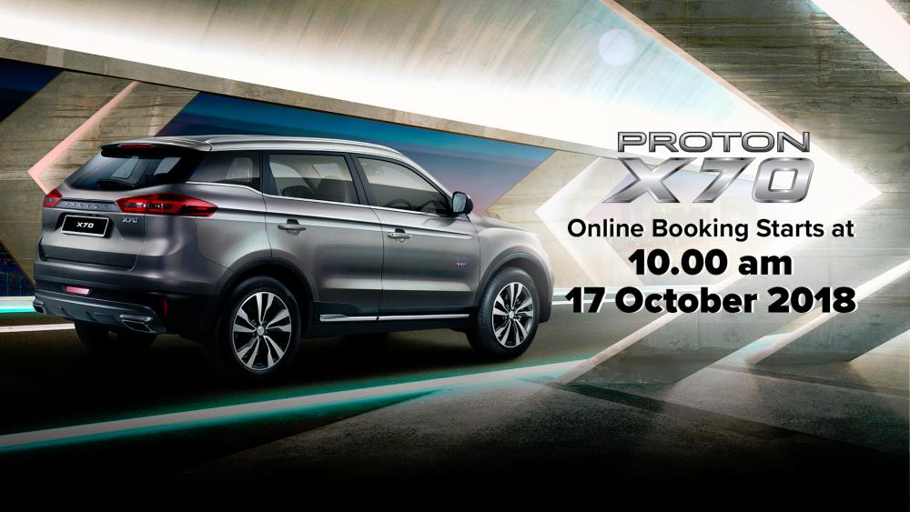 $!Milestone #7: On Oct 17, an online booking platform specific to the X70 was launched.