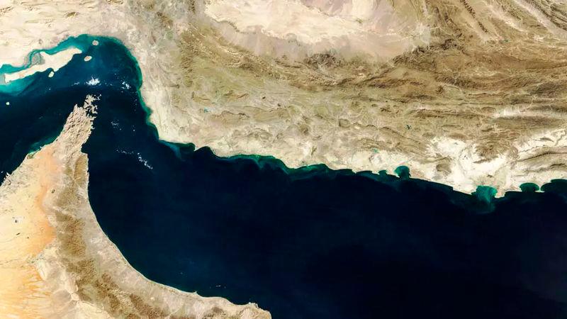 This handout natural-colour image acquired with MODIS on NASA’s Terra satellite shows the Gulf of Oman and the Makran region in southern Iran © - / NASA Earth Observatory/AFP