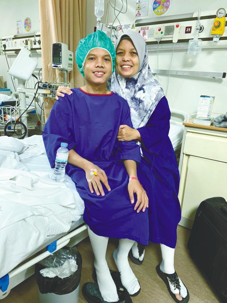 Noor Farahin and Amirul are now able to look forward to a normal life.