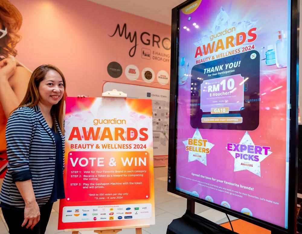 $!Ng launching the Guardian Awards Beauty &amp; Wellness 2024 in Kuala Lumpur.