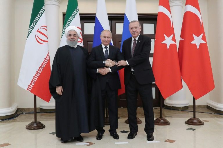 Iran and Russia have been staunch supporters of Syrian President Bashar al-Assad, while Turkey has called for his ouster and backed opposition fighters. — AFP
