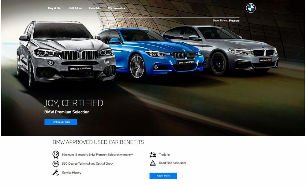 All-new digital experience for BMW Premium Selection
