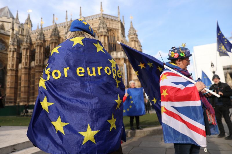 The clock is ticking down to March 29 when Britain is set to leave the European Union. — AFP