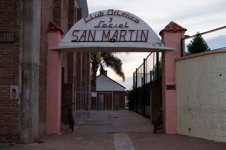 Emiliano Sala begin his climb to the professional ranks at the Club Atletico y Social San Martin in his hometown of Progreso. — AFP