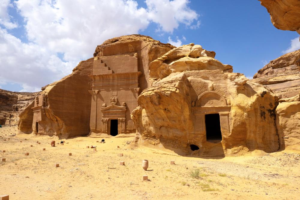 $!Hegra, an archaeological site in Al-’Ula, Medina Province, Hejaz, Saudi Arabia.