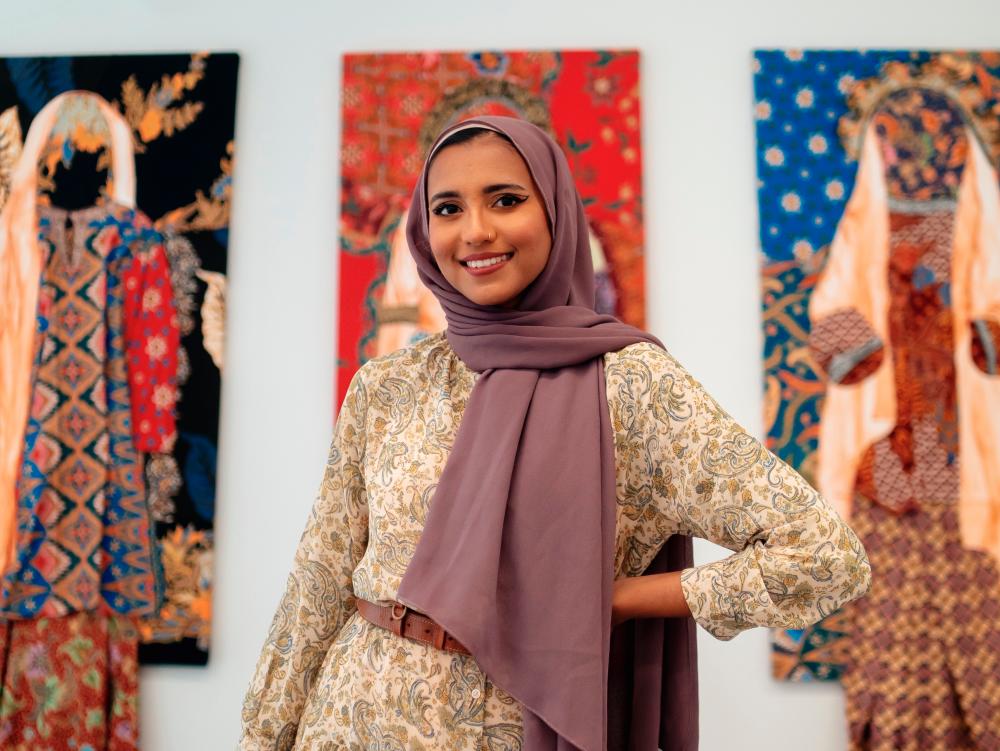 Azzah holds a Bachelor of Fine Art from Parsons School of Design and a Master of Fine Art from the Washington State University. – COURTESY OF AZZAH SULTAN