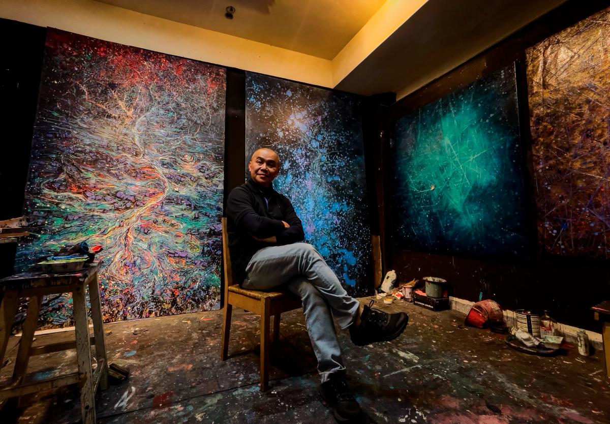 Tan has been working as a full-time painter for 25 years. – ALL PICS COURTESY OF ESTON TAN